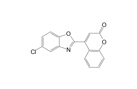 4-(5-Chloranyl-1,3-benzoxazol-2-yl)chromen-2-one