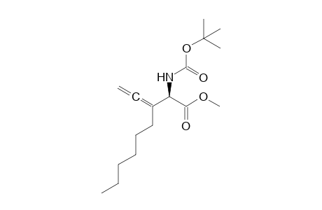 (R)-2-tert-Butoxycarbonylamino-3-vinylidene-nonanoic acid methyl ester
