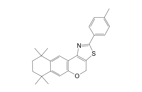 2-(4-Methylphenyl)-7,8,9,10-tetrahydro-7,7,10,10-tetramethyl-4H-benzo[6,7]chromeno[4,3-d]thiazole