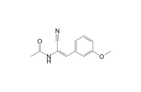 N-[(E)-1-cyano-2-(3-methoxyphenyl)ethenyl]acetamide
