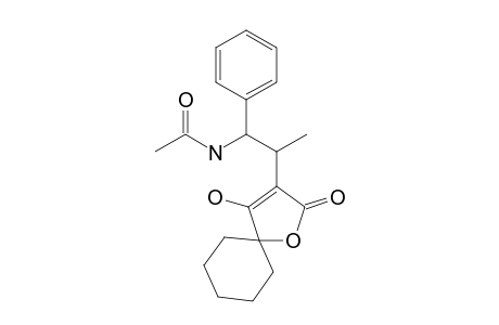 N-[2-(4'-Hydroxy-2'-oxo-1'-oxaspiro[4.5]dec-3'-en-3'-yl)-1-phenylpropyl]-acetamide