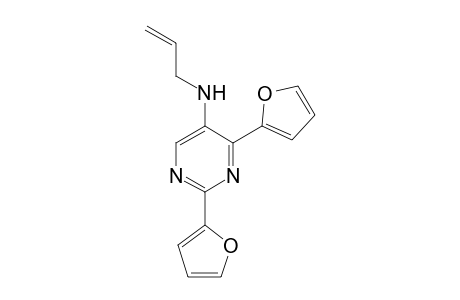 N-Allyl-2,4-di(2-furyl)-pyrimidin-5-amine