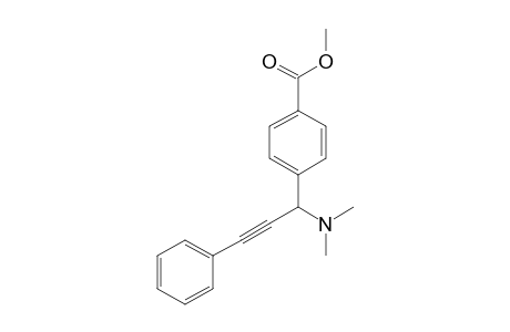 4-[1-(Dimethylamino)-3-phenyl-2-propynyl]benzoic acid methyl ester