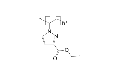 Poly(n-vinylpyrazole-3-carboxylic acid ethyl ester)