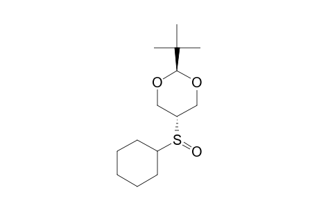 TRANS-2-TERT.-BUTYL-5-(CYCLOHEXYLSULFINYL)-1,3-DIOXANE