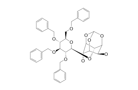 1D-1,3,5-TRI-O-METHYLIDYNE-4-O-(2,3,4,6-TETRA-O-BENZYL-BETA-D-GLUCOPYRANOSYL)-MYO-INOSITOL