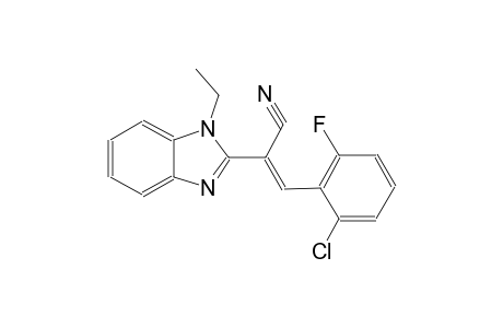 1H-benzimidazole-2-acetonitrile, alpha-[(2-chloro-6-fluorophenyl)methylene]-1-ethyl-