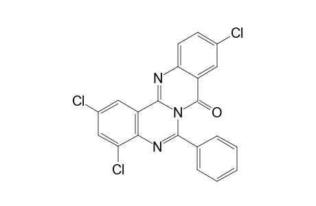 6-Phenyl-2,4,10-trichloro-3H-quinazolino[4,3-b]quinazolin-8-one
