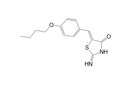 (5Z)-5-(4-butoxybenzylidene)-2-imino-1,3-thiazolidin-4-one