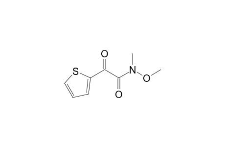 N-Methyl-N-methoxy-thiophene-2-ylglyoxylamide