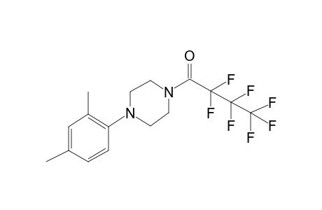 1-(4-(2,4-Dimethylphenyl)piperazin-1-yl)-2,2,3,3,4,4,4-heptafluorobutan-1-one