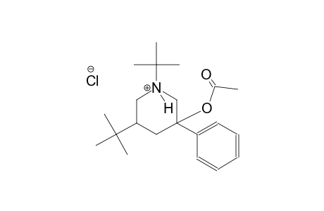 3-(acetyloxy)-1,5-ditert-butyl-3-phenylpiperidinium chloride