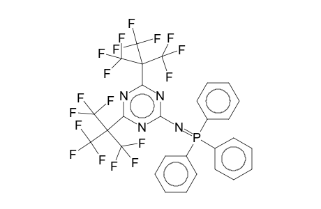 2,4-Bis[2,2,2-trifluoro-1,1-bis(trifluoromethyl)ethyl]-6-[(triphenylphosphoranylidene)amino]-1,3,5-triazine