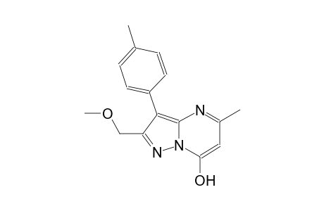 pyrazolo[1,5-a]pyrimidin-7-ol, 2-(methoxymethyl)-5-methyl-3-(4-methylphenyl)-