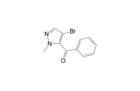 (4-Bromo-1-methyl-1H-pyrazol-5-yl)(phenyl)methanone