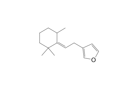 3-[(2E)-2-(2,2,6-trimethylcyclohexylidene)ethyl]furan