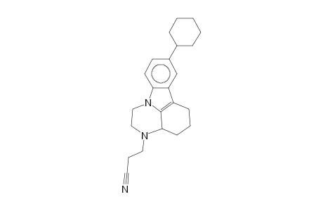 3-(8-Cyclohexyl-2,3,3a,4,5,6-hexahydro-1H-pyrazino[3,2,1-j,k]carbazol-3-yl)propionitrile