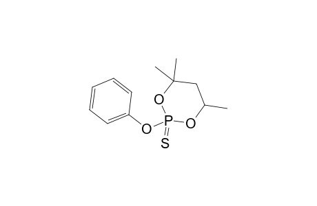 1,3,2-Dioxaphosphorinane, 4,4,6-trimethyl-2-phenoxy-, 2-sulfide