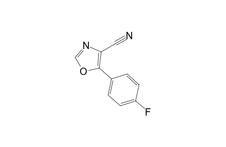 5-(4-fluorophenyl)-1,3-oxazole-4-carbonitrile