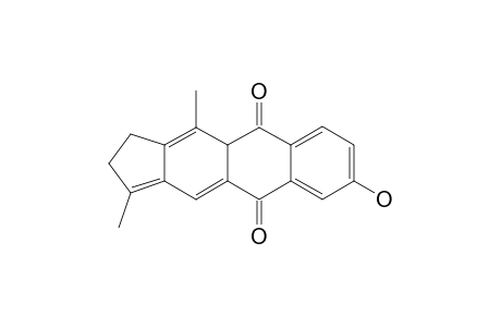 ISOKIGELINOL;2,6,11,11A-TETRAHYDRO-9,11A-DIHYDROXY-3,12-DIMETHYL-1H-CYCLOPENT-[B]-ANTHRACENE-5,11-DIONE