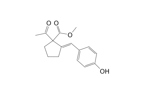 (E)-methyl 1-acetyl-2-(4-hydroxybenzylidene)cyclopentanecarboxylate