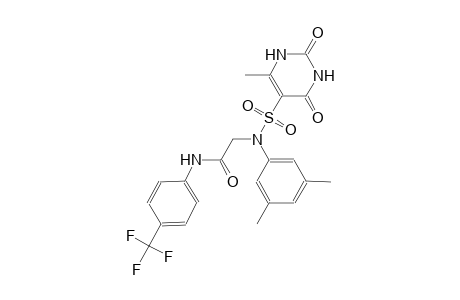 acetamide, 2-[(3,5-dimethylphenyl)[(1,2,3,4-tetrahydro-6-methyl-2,4-dioxo-5-pyrimidinyl)sulfonyl]amino]-N-[4-(trifluoromethyl)phenyl]-