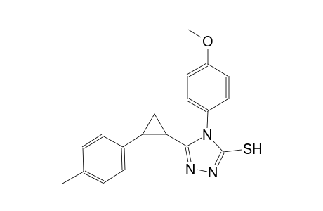 4-(4-methoxyphenyl)-5-[2-(4-methylphenyl)cyclopropyl]-4H-1,2,4-triazole-3-thiol