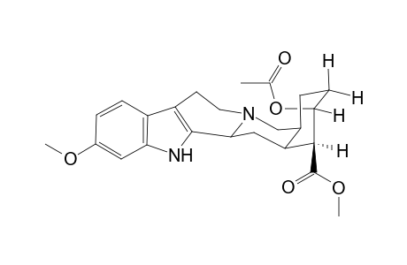 17-Acetyl-11-epi-17.alpha.-yohimbine