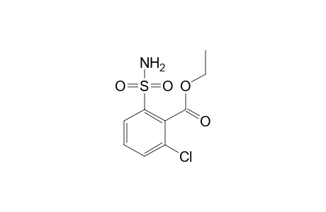 Benzoic acid, 2-chloro-6-sulfamoyl-, ethyl ester