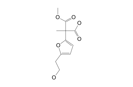 2-[5-(2-HYDROXYETHYL)-FURAN-2-YL]-3-METHOXY-2-METHYL-3-OXOPROPANOIC-ACID