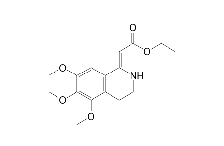 Ethyl (Z)-(5,6,7-trimethoxy-1,2,3,4-tetrahydroisoquinolin-2-ylidene)ethanoate