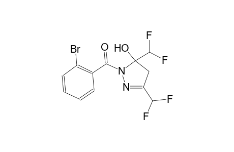 1-(2-bromobenzoyl)-3,5-bis(difluoromethyl)-4,5-dihydro-1H-pyrazol-5-ol