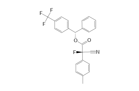 (S)-(4-TRIFLUOROMETHYLPHENYL)-PHENYLMETHYL-(R)-2-CYANO-2-FLUORO-2-(4-METHYLPHENYL)-ACETATE