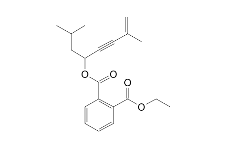 Phthalic acid, 2,7-dimethyloct-7-en-5-yn-4-yl ethyl ester