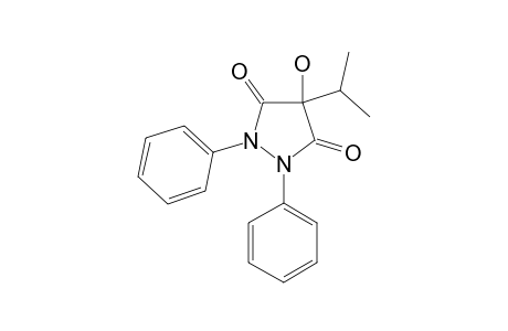 4-HYDROXY-4-ISOPROPYL-1,2-DIPHENYLPYRAZOLIDINE-3,5-DIONE