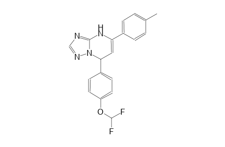 [1,2,4]triazolo[1,5-a]pyrimidine, 7-[4-(difluoromethoxy)phenyl]-4,7-dihydro-5-(4-methylphenyl)-