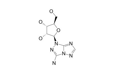 3-AMINO-1-BETA-D-RIBOFURANOSYL-[1,2,4]-TRIAZOLO-[4,3-B]-[1,2,4]-TRIAZOLE