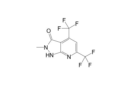 2-Methyl-4,6-bis(trifluoromethyl)-1H-pyrazolo[3,4-b]pyridin-3(2H)-one