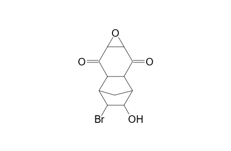 3,6-Methanonaphth[2,3-b]oxirene-2,7-dione, 4-bromooctahydro-5-hydroxy-