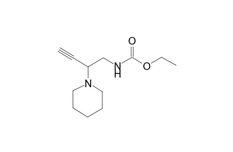ethyl 2-(1-piperidinyl)-3-butynylcarbamate