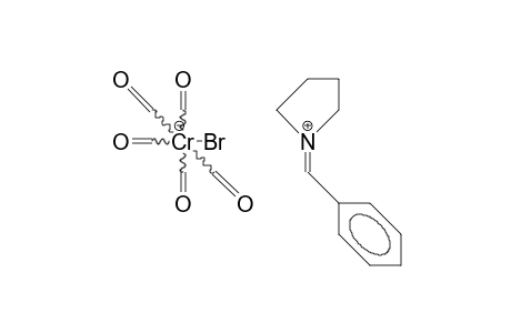N-Benzylidenepyrrolidinium-bromopentacarbonylchromate