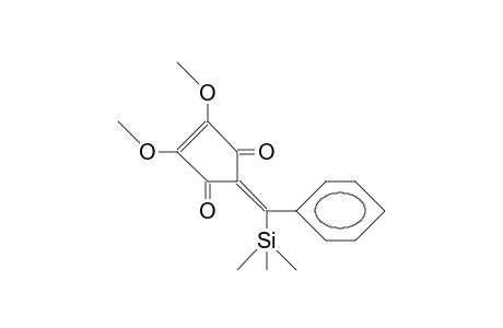 3,5-Dimethoxy-1-(1-trimethylsilyl-benzylidene)-cyclopent-3-ene-2,5-dione
