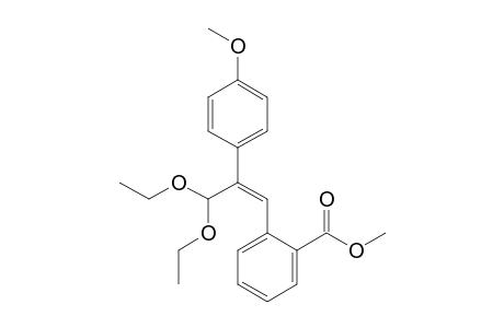 (Z)-3,3-Diethoxy-2-(p-methoxyphenyl)-1-(o-carbomethoxyphenyl)-1-propene