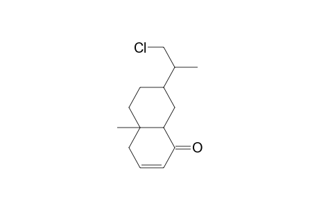 4H-7-(2'-Chloro-1'-methylethyl)-4a,5,6,7,8,8a-hexahydro-4a-methyl-1-naphthalenone