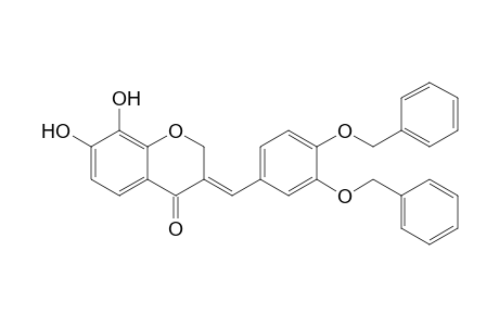 3-(3,4-Dibenzyloxybenzylidene)-7,8-dihydroxy-2,3-dihydro-4H-1-benzopyran-4-one
