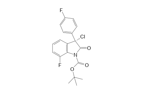 (3S)-tert-butyl 3-chloro-7-fluoro-3-(4-fluorophenyl)-2-oxoindoline-1-carboxylate