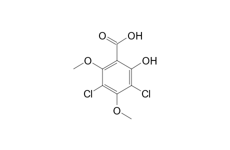 3,5-dichloro-4,6-dimethoxysalicylic acid