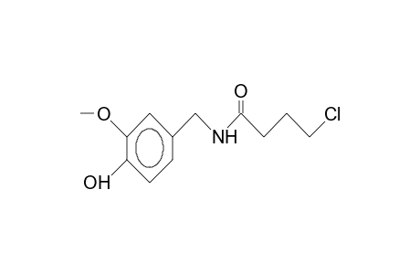 4-Chloro-N-(4-hydroxy-3-methoxy-benzyl)-butyramide