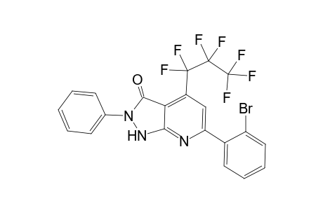 6-(2-Bromophenyl)-4-(perfluoropropyl)-2-phenyl-1H-pyrazolo[3,4-b]pyridin-3(2H)-one