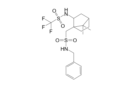 N-Benzyl-2-trifluoromethylsulfonylamino-7,7-dimethylbicyclo[2.2.1]hept-1-ylmethanesulfonamide